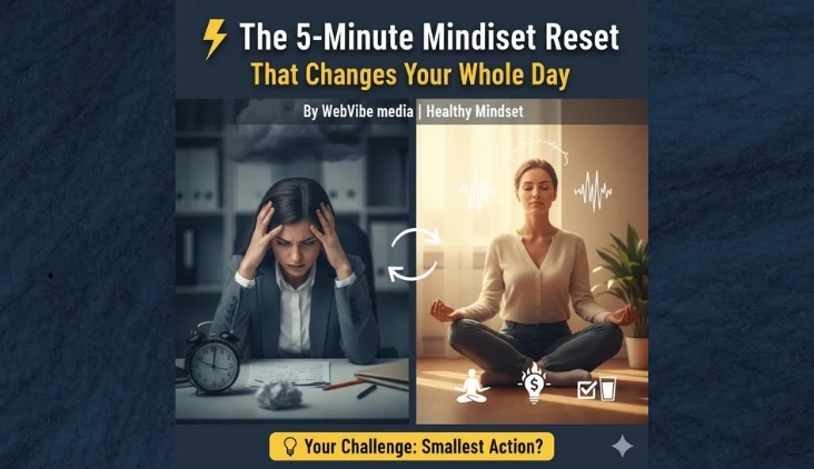 The 5-Minute Mindset Reset That Changes Your Whole Day The 5-Minute Mindset Reset That Changes Your Whole Day