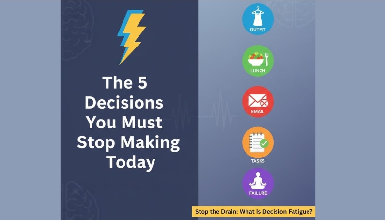 The 5 Decisions You Must Stop Making Today to End Decision Fatigue